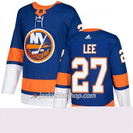 Miehille NHL New York Islanders Pelipaita Anders Lee 27 Adidas 2017-2018 Royal Authentic